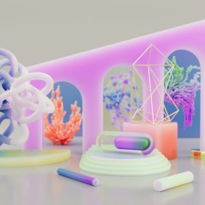 Newsroom set: 3D asset pack